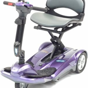 Drive - 3 Wheel EasyMove - Automatic Folding Mobility Scooter – in Purple- Refurbished.