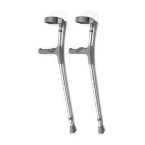 Drive Pair of Double Adjustable Crutches with Anatomic Grip