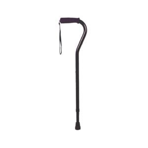 Drive Offset Handle Walking Cane in Foam and Soft Grip - Multiple Colours